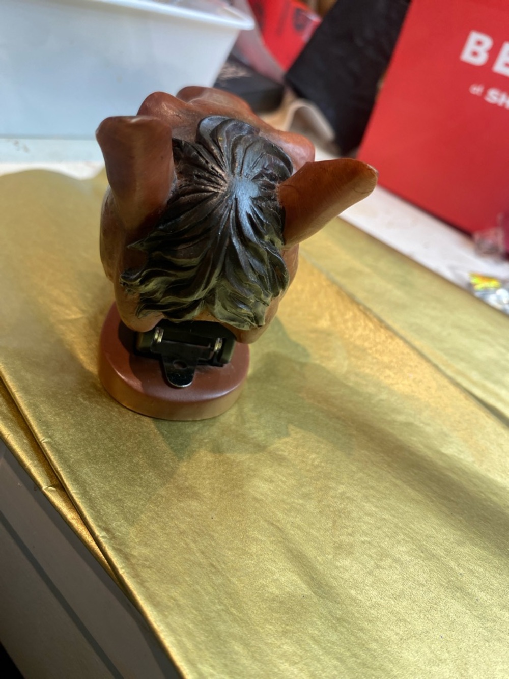 Horse Head Stapler - Brown and Black Novelty Desk Accessory - Picture 6 of 6